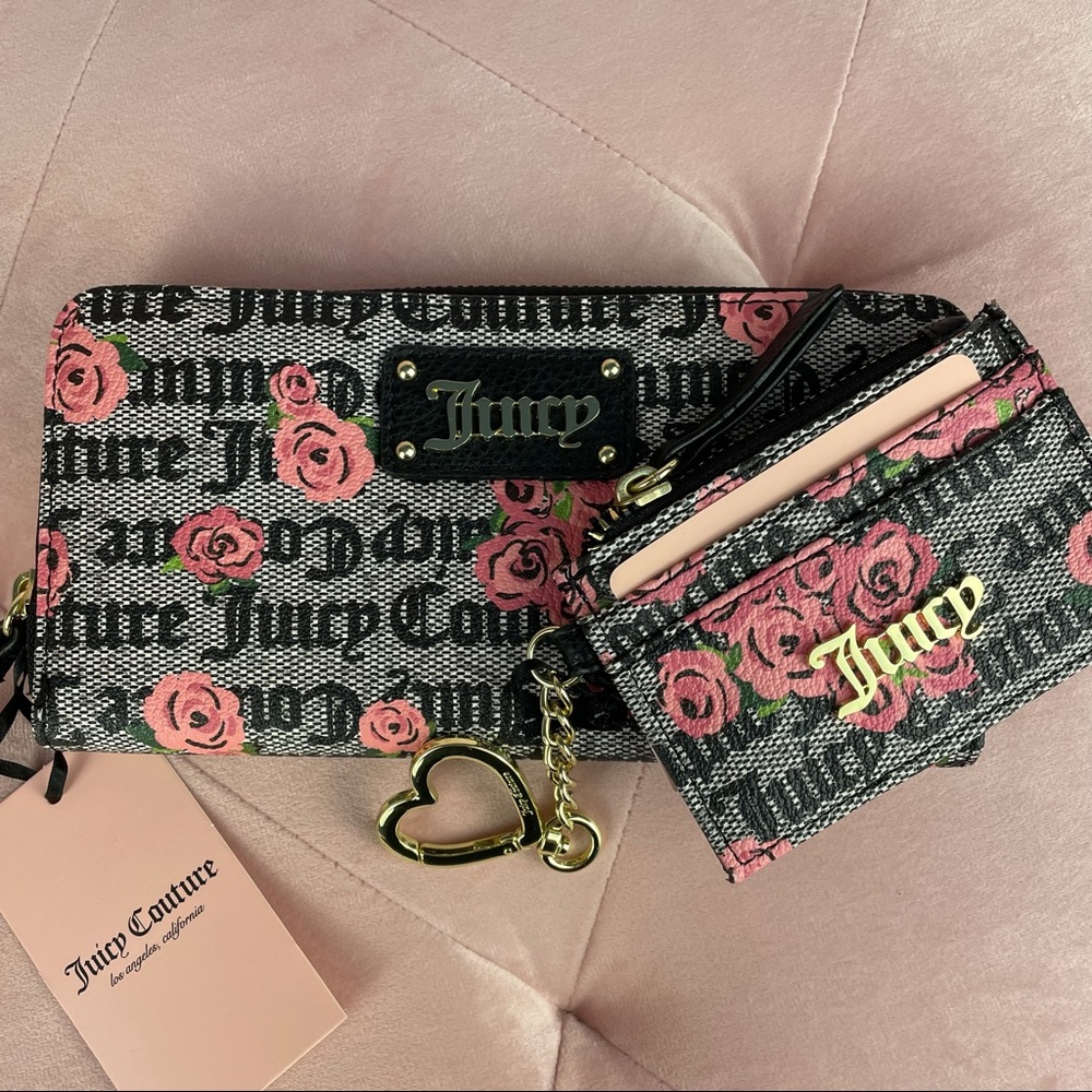Juicy Couture Wallet & Card Case Bundle💖